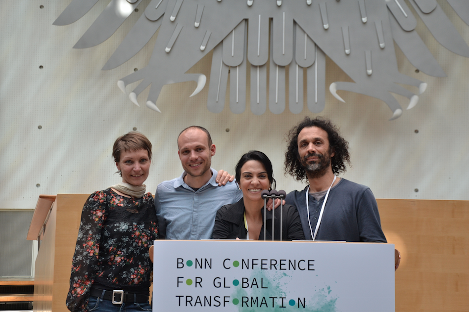Oficina da Sustentabilidade e Instituto Brasileiro de Estudos para a Transição representam Brasil em Bonn, Alemanha, na Conferencia para Transformação Global